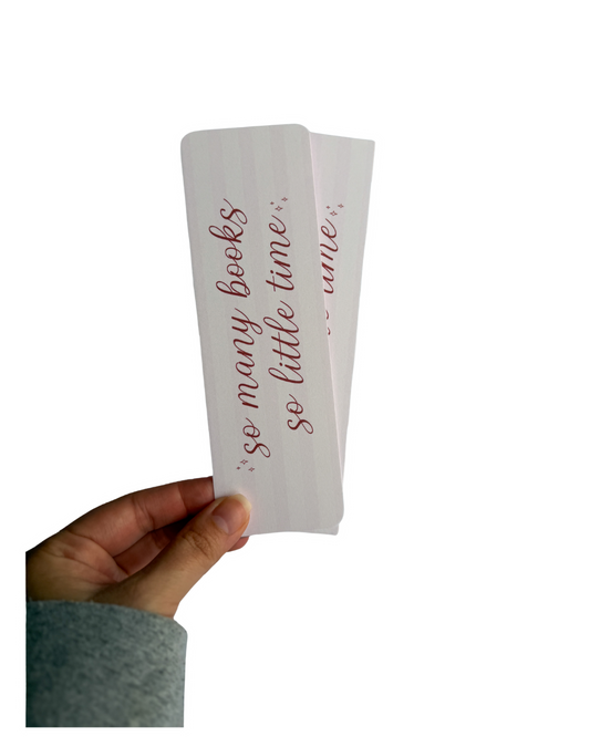 Bookmark, Pink Stripes