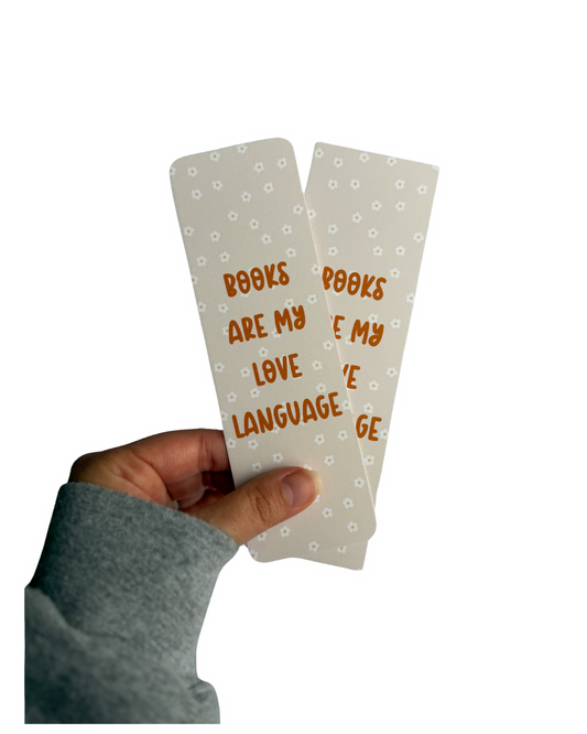 Bookmark, Orange Flowers