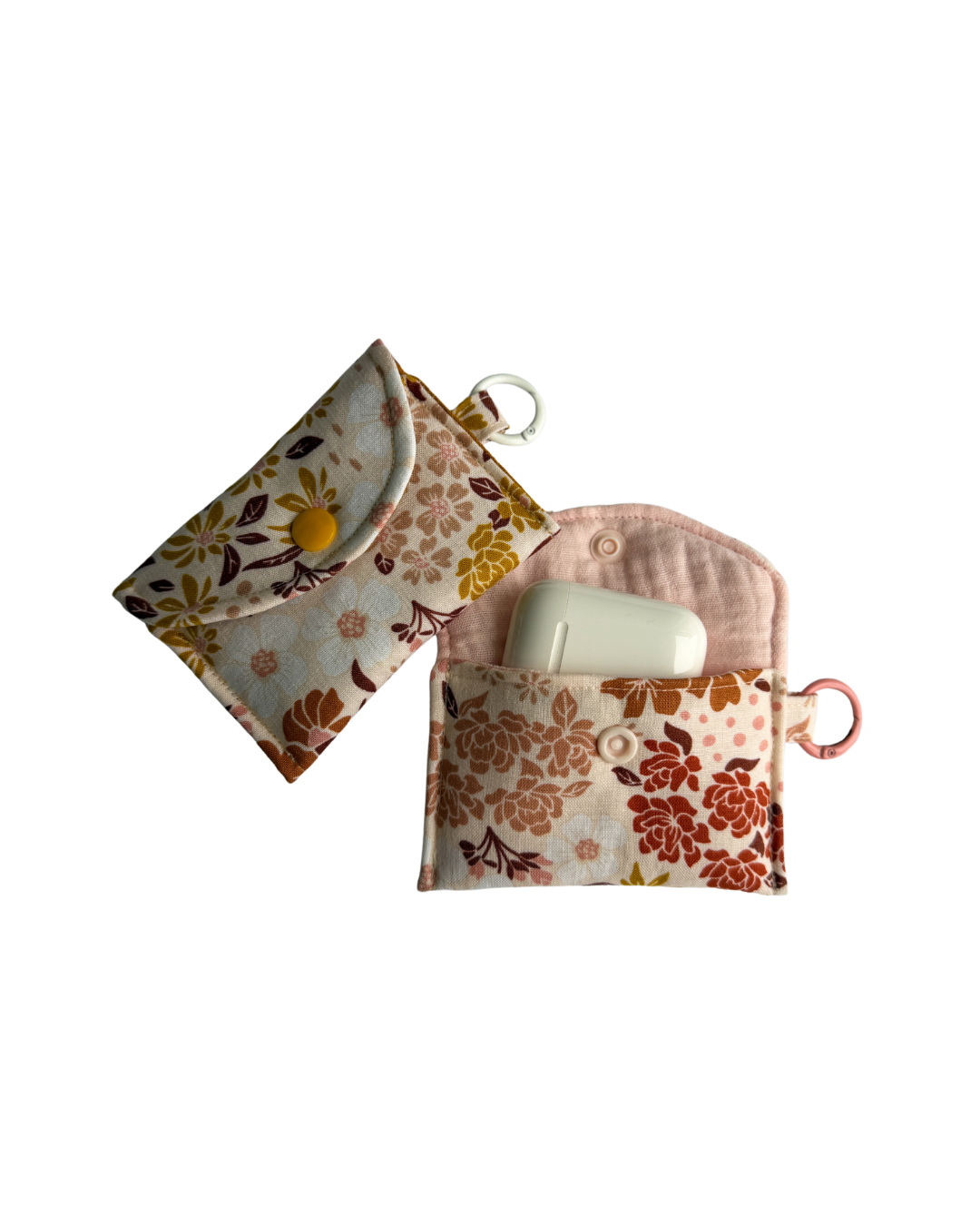 Mini Pouch Keychain/AirPods Case, Floral