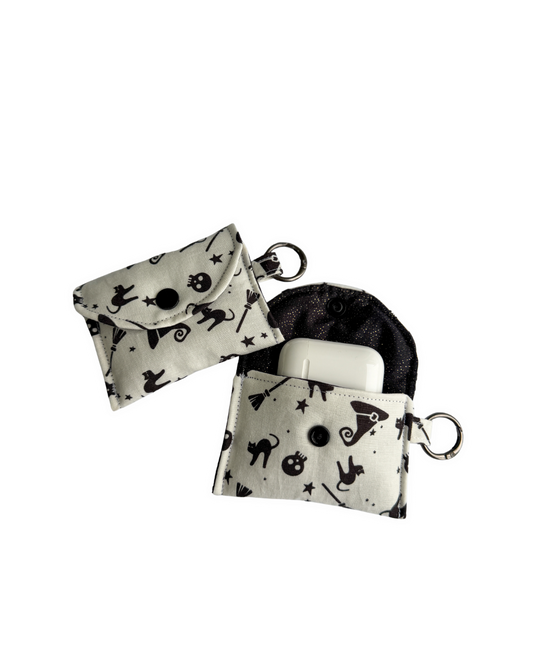 Mini Pouch Keychain/AirPods Case, Halloween