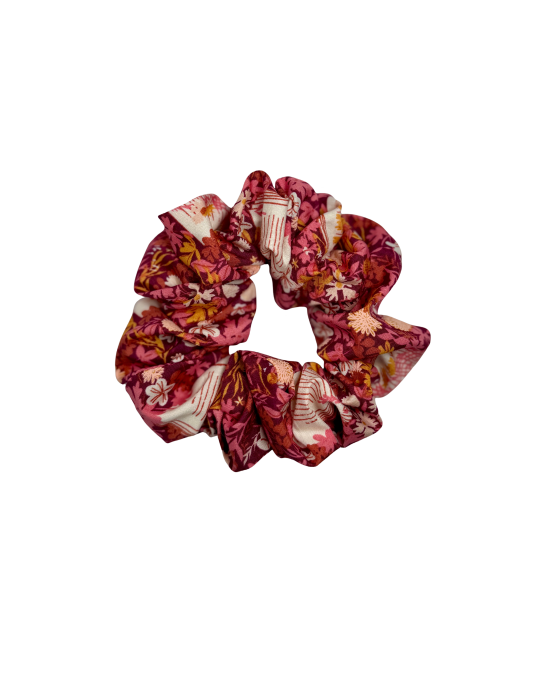 Bookish Floral Scrunchie