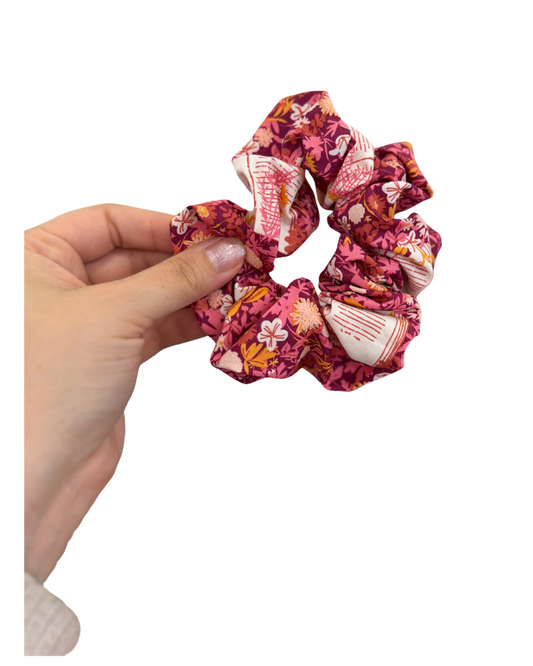 Scrunchie, Bookish Floral